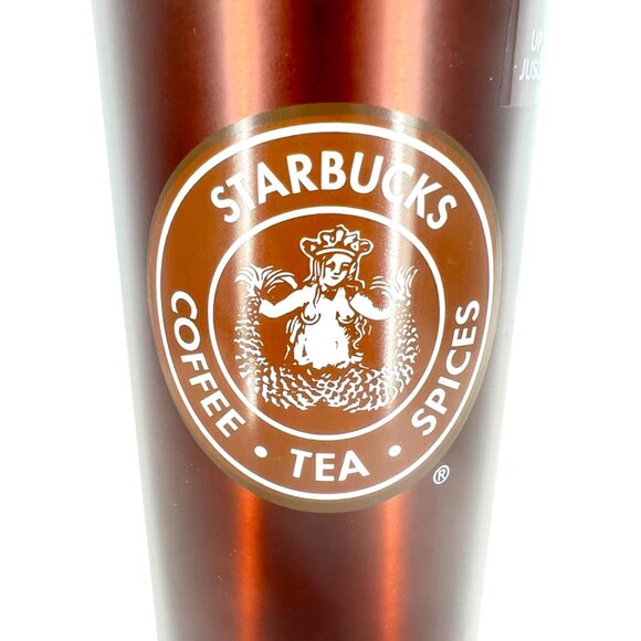 Starbucks Pike Place Market 20Oz Vacuum Insulated Water Bottle Copper Finish New - Picture 2 of 15